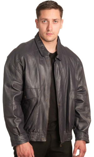 Γνήσιο Ανδρικό Δερμάτινο Μπουφάν - A87