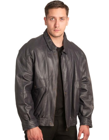 Γνήσιο Ανδρικό Δερμάτινο Μπουφάν - A87