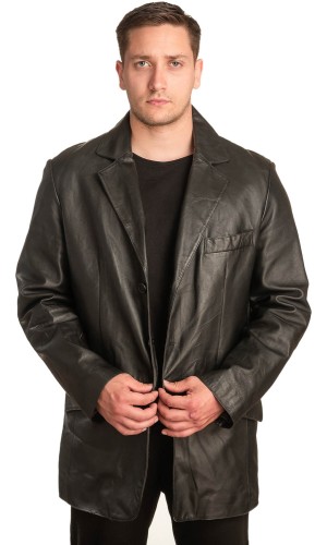 Γνήσιο Ανδρικό Δερμάτινο Σακάκι - Α88
