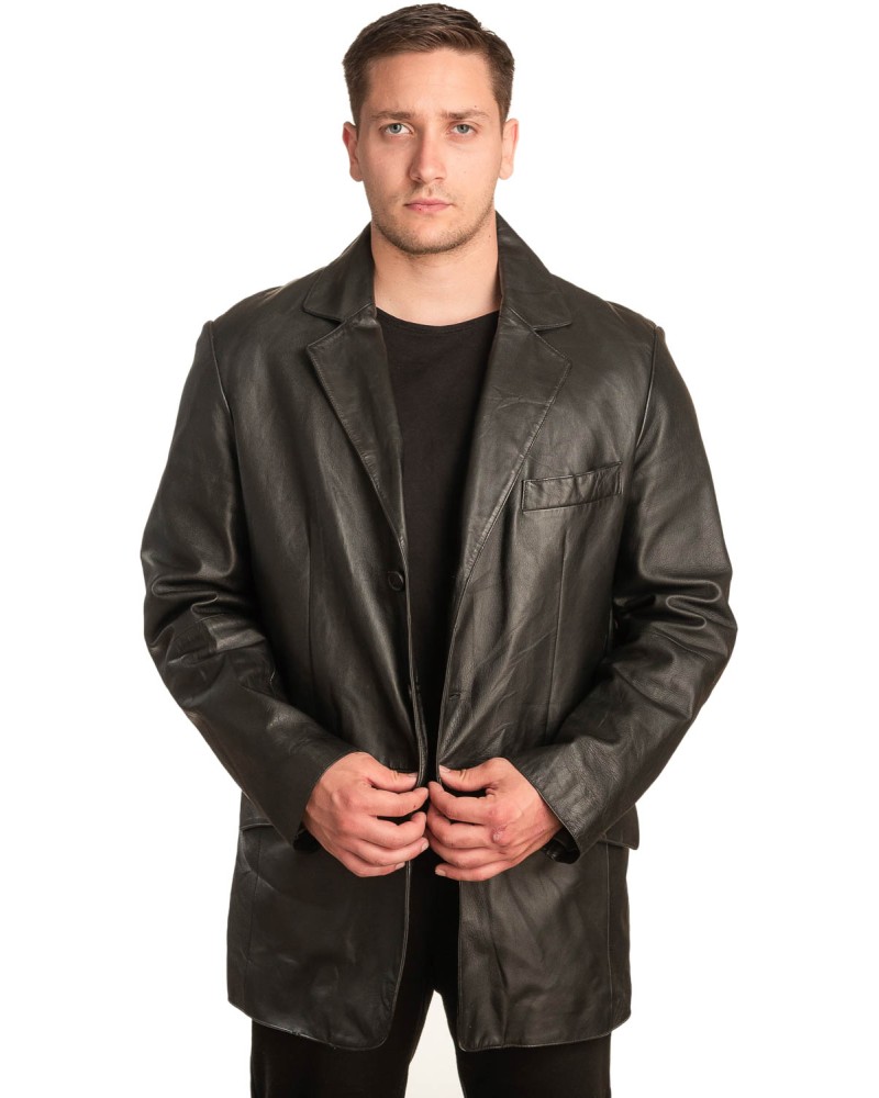 Γνήσιο Ανδρικό Δερμάτινο Σακάκι - Α88