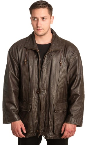 Γνήσιο Ανδρικό Δερμάτινο Μπουφάν - A91