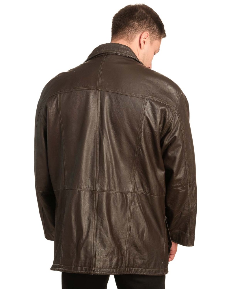 Γνήσιο Ανδρικό Δερμάτινο Μπουφάν - A91