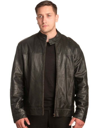  Γνήσιο Ανδρικό Δερμάτινο Μπουφάν - A94