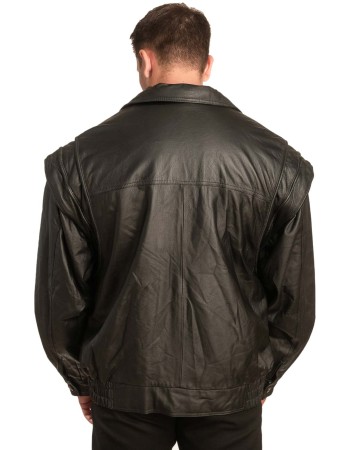 Γνήσιο Ανδρικό Δερμάτινο Μπουφάν - A95
