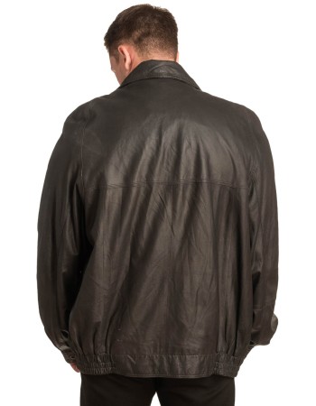  Γνήσιο Ανδρικό Δερμάτινο Μπουφάν - A96