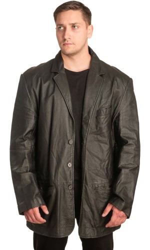 Γνήσιο Ανδρικό Δερμάτινο Σακάκι - Α98