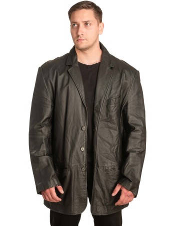 Γνήσιο Ανδρικό Δερμάτινο Σακάκι - Α98