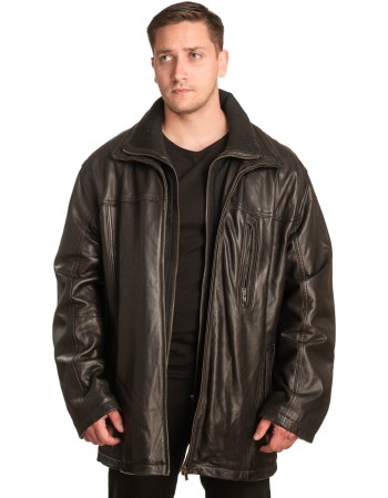  Γνήσιο Ανδρικό Δερμάτινο Μπουφάν - A99