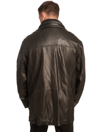 Γνήσιο Ανδρικό Δερμάτινο Μπουφάν - A99