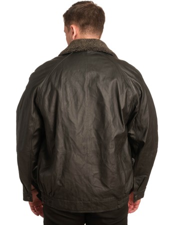 Γνήσιο Ανδρικό Δερμάτινο Μπουφάν - A104