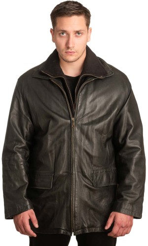 Γνήσιο Ανδρικό Δερμάτινο Μπουφάν - A106