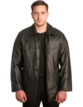 Γνήσιο Ανδρικό Δερμάτινο Σακάκι - Α107