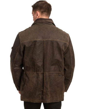 Γνήσιο Ανδρικό Δερμάτινο Μπουφάν - A115
