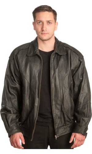 Γνήσιο Ανδρικό Δερμάτινο Μπουφάν - A116