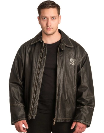 Γνήσιο Ανδρικό Δερμάτινο Μπουφάν - A120
