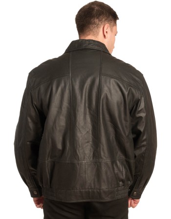 Γνήσιο Ανδρικό Δερμάτινο Μπουφάν - A122