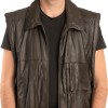 Γνήσιο Ανδρικό Δερμάτινο Γιλέκο - A127