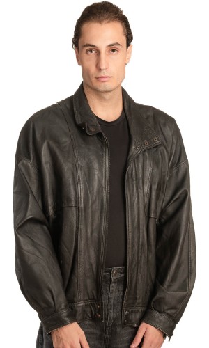 Γνήσιο Ανδρικό Δερμάτινο Μπουφάν - A132