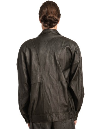 Γνήσιο Ανδρικό Δερμάτινο Μπουφάν - A132