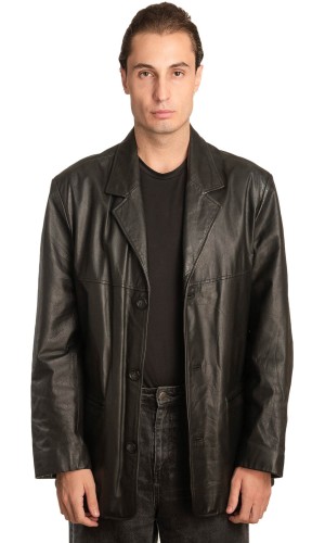 Γνήσιο Ανδρικό Δερμάτινο Σακάκι - Α136