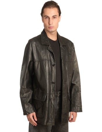 Γνήσιο Ανδρικό Δερμάτινο Σακάκι - Α140