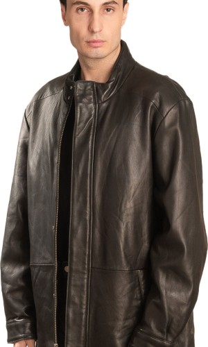  Γνήσιο Ανδρικό Δερμάτινο Μπουφάν - A141