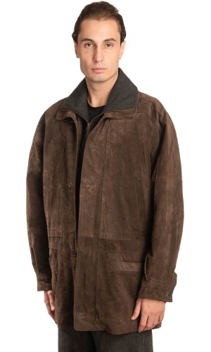 Γνήσιο Ανδρικό Δερμάτινο Μπουφάν - A142