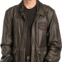  Γνήσιο Ανδρικό Δερμάτινο Μπουφάν - A150