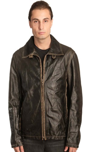 Γνήσιο Ανδρικό Δερμάτινο Μπουφάν - A151