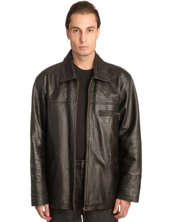 Γνήσιο Ανδρικό Δερμάτινο Μπουφάν - A153