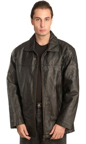 Γνήσιο Ανδρικό Δερμάτινο Μπουφάν - A156