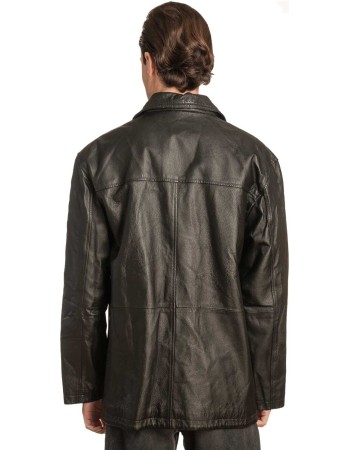Γνήσιο Ανδρικό Δερμάτινο Μπουφάν - A156