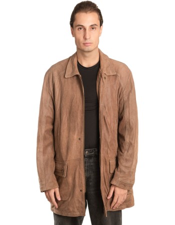 Γνήσιο Ανδρικό Δερμάτινο Μπουφάν - A159