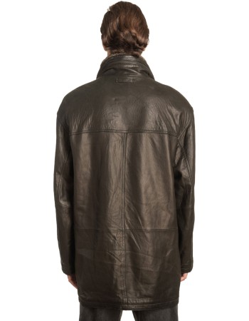  Γνήσιο Ανδρικό Δερμάτινο Μπουφάν - A164
