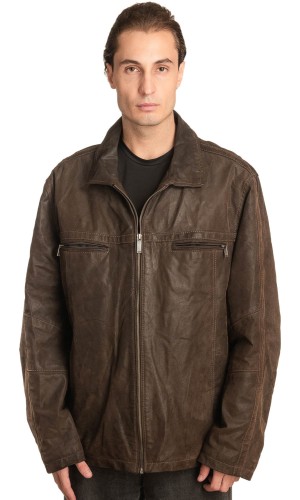 Γνήσιο Ανδρικό Δερμάτινο Μπουφάν - A165