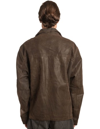 Γνήσιο Ανδρικό Δερμάτινο Μπουφάν - A165