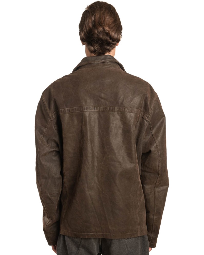 Γνήσιο Ανδρικό Δερμάτινο Μπουφάν - A165