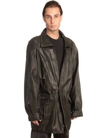 Γνήσιο Ανδρικό Δερμάτινο Μπουφάν - A166