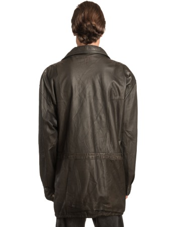 Γνήσιο Ανδρικό Δερμάτινο Μπουφάν - A166