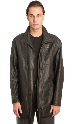 Γνήσιο Ανδρικό Δερμάτινο Μπουφάν - A167