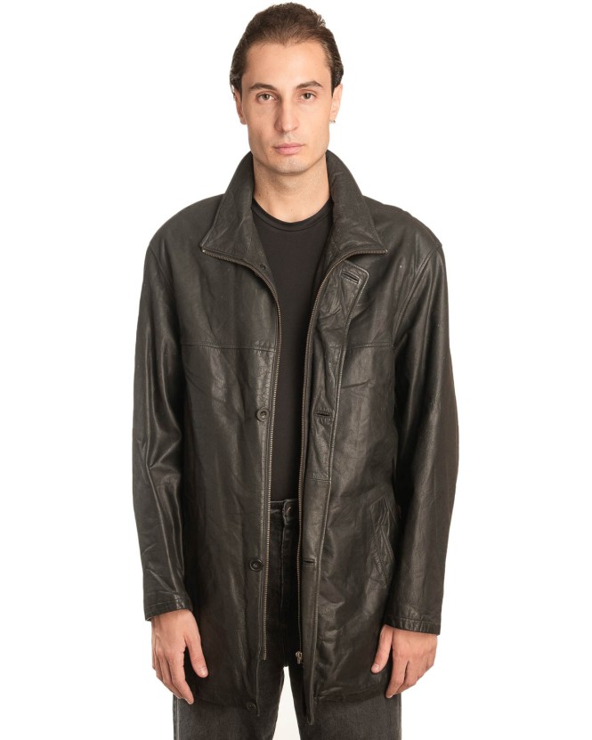 Γνήσιο Ανδρικό Δερμάτινο Μπουφάν - A167