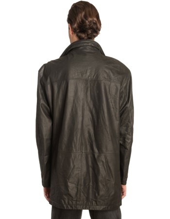 Γνήσιο Ανδρικό Δερμάτινο Μπουφάν - A167