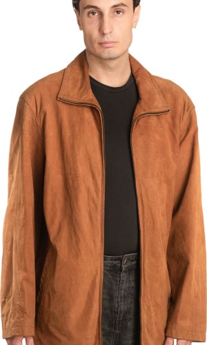 Γνήσιο Ανδρικό Δερμάτινο Μπουφάν - A169