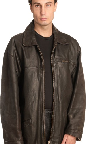 Γνήσιο Ανδρικό Δερμάτινο Μπουφάν - A170