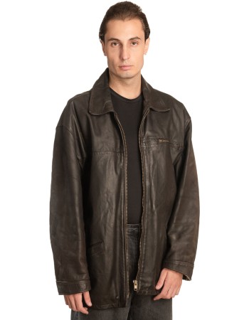 Γνήσιο Ανδρικό Δερμάτινο Μπουφάν - A170