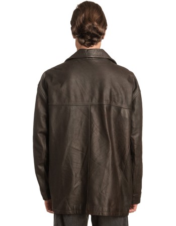 Γνήσιο Ανδρικό Δερμάτινο Μπουφάν - A170