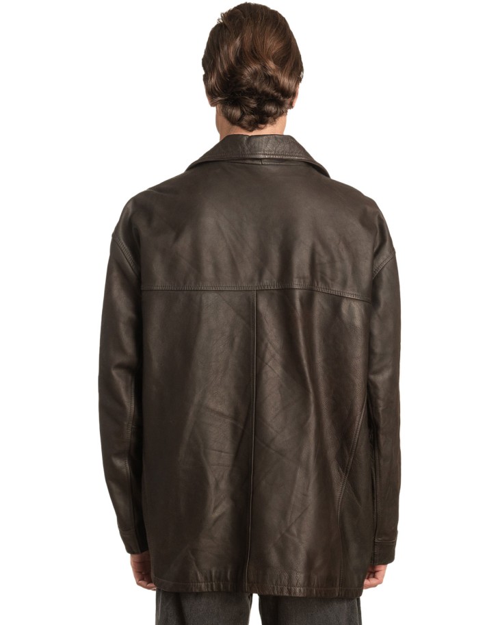 Γνήσιο Ανδρικό Δερμάτινο Μπουφάν - A170