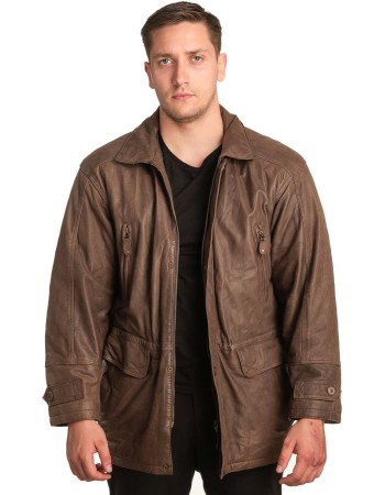 Γνήσιο Ανδρικό Δερμάτινο Μπουφάν - A172