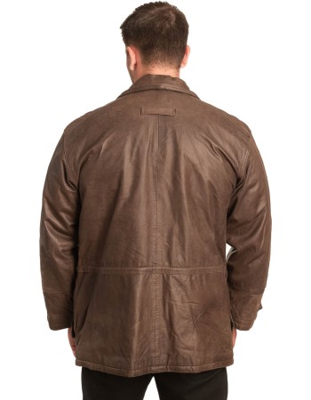 Γνήσιο Ανδρικό Δερμάτινο Μπουφάν - A172