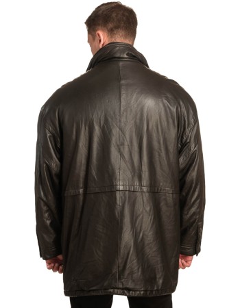  Γνήσιο Ανδρικό Δερμάτινο Μπουφάν - A173